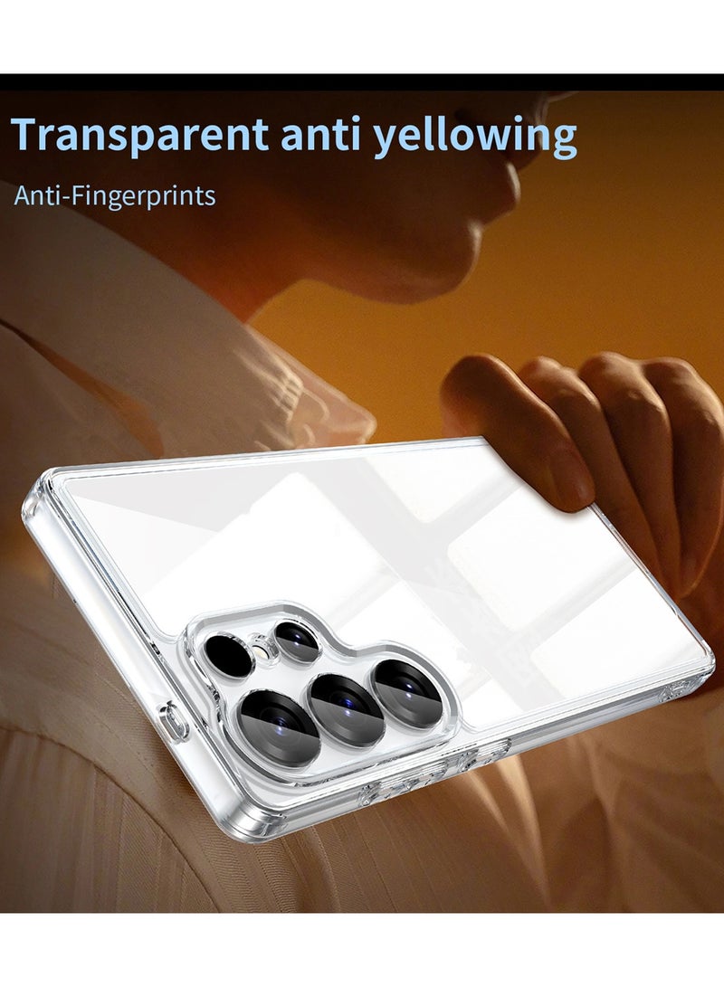 CHAPPELINE Samsung Galaxy S26 Ultra 5G 2026 TPU Soft Corners with Hard PC Case Cover (MCTPTN) - Clear - Image 4